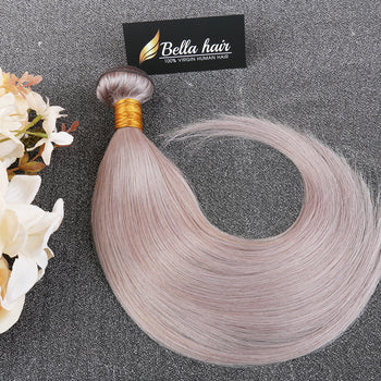 Virgin Hair Bundles Grey Straight